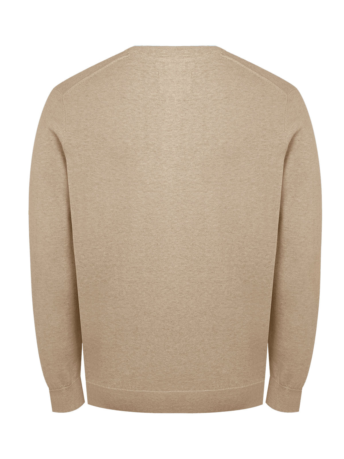 Sweater Algodón Orgánico Hombre Angri V Beige Rockford