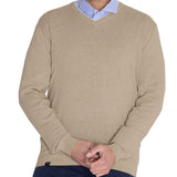 Sweater Algodón Orgánico Hombre Angri V Beige Rockford