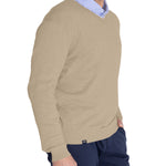 Sweater Algodón Orgánico Hombre Angri V Beige Rockford