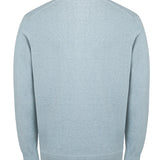 Sweater Algodón Orgánico Hombre Angri V Celeste Rockford