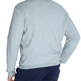 Sweater Algodón Orgánico Hombre Angri V Celeste Rockford