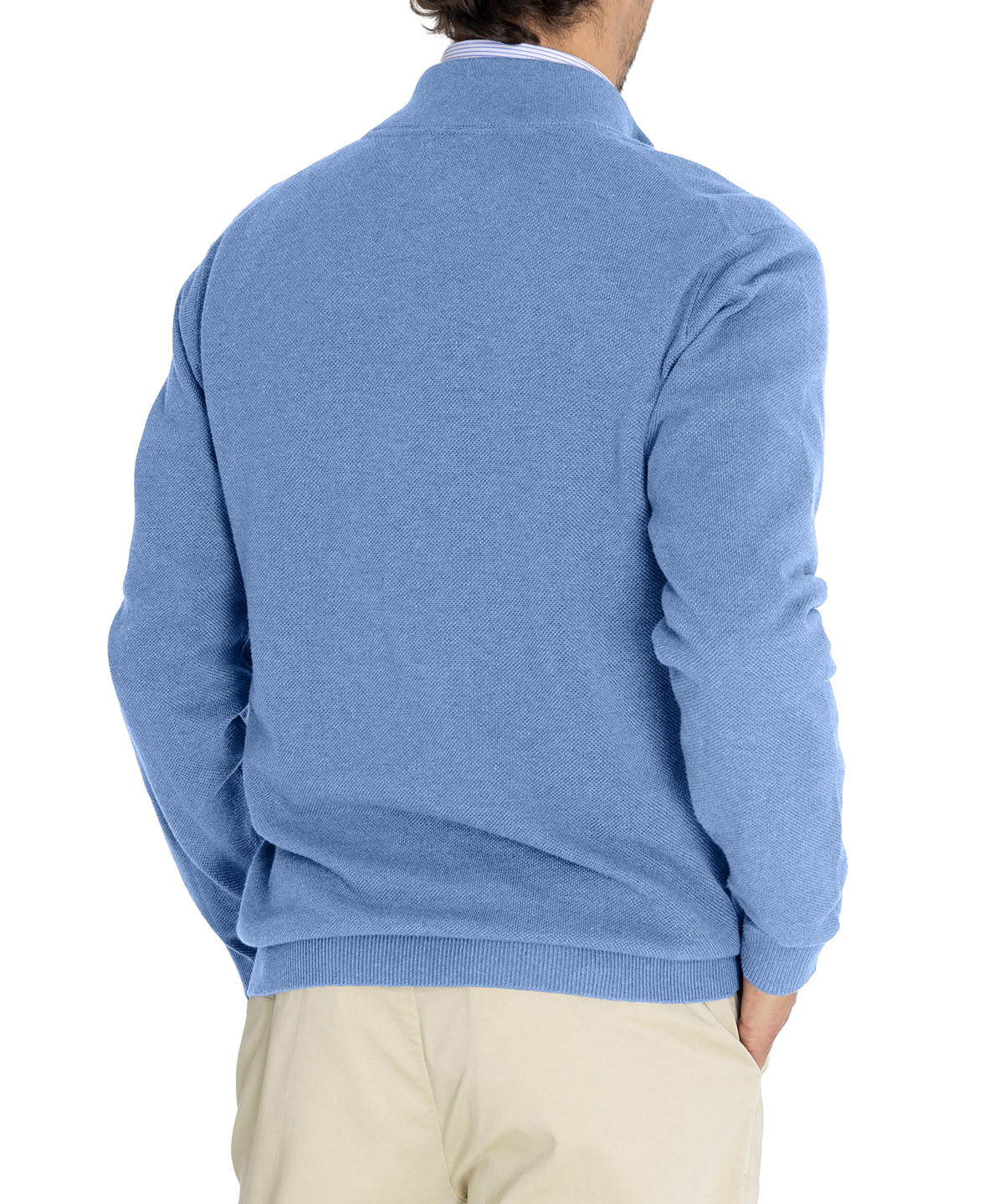 Sweater Algodón Orgánico Hombre Bilbaofull Azul Rockford