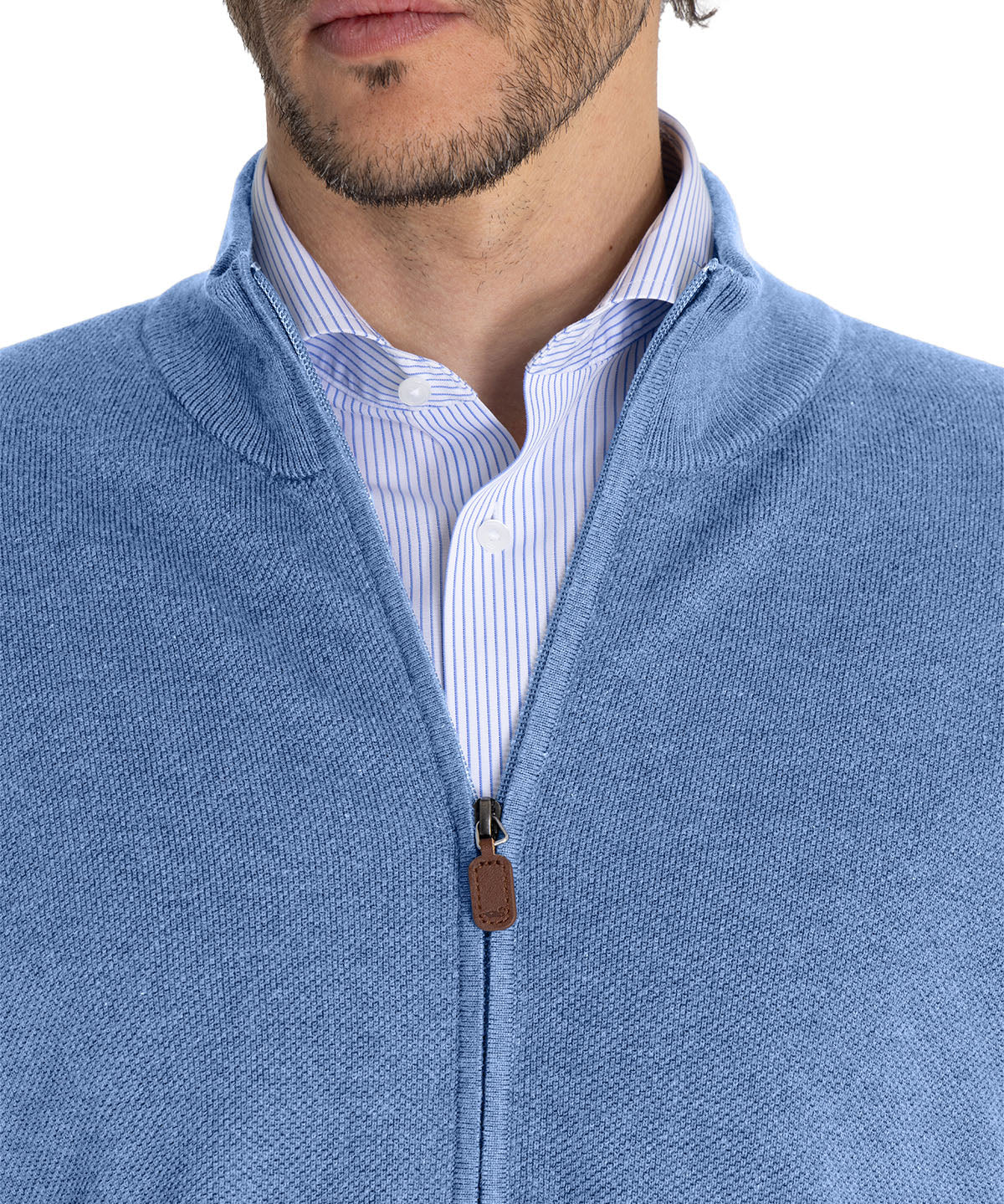 Sweater Algodón Orgánico Hombre Bilbaofull Azul Rockford