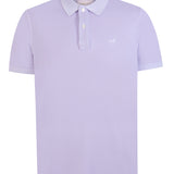 Polera Algodón Orgánico Hombre Piquepro Lila Rockford