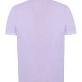 Polera Algodón Orgánico Hombre Piquepro Lila Rockford