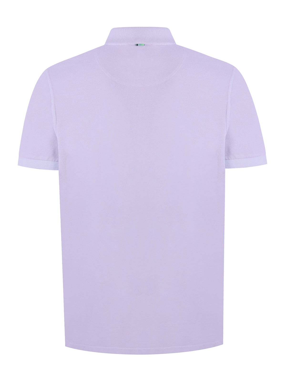 Polera Algodón Orgánico Hombre Piquepro Lila Rockford