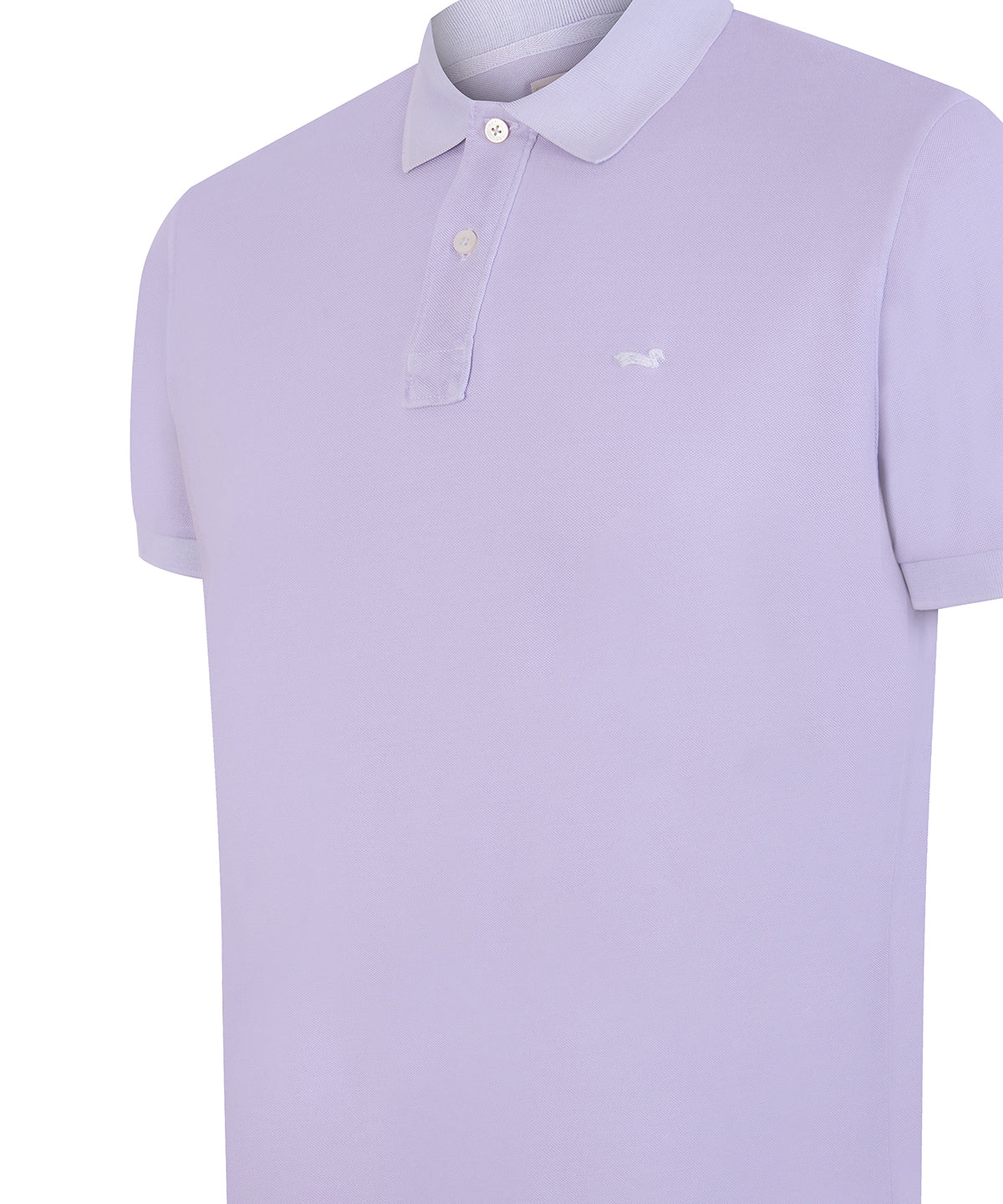 Polera Algodón Orgánico Hombre Piquepro Lila Rockford