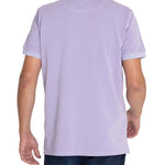 Polera Algodón Orgánico Hombre Piquepro Lila Rockford