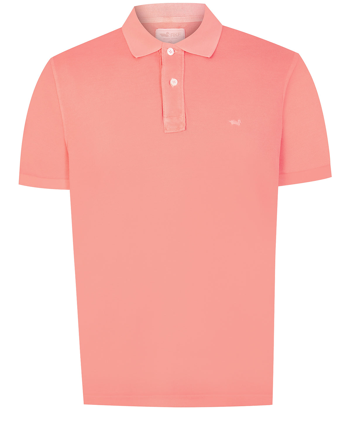 Polera Algodón Orgánico Hombre Piquepro Rosado Rockford