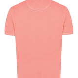 Polera Algodón Orgánico Hombre Piquepro Rosado Rockford