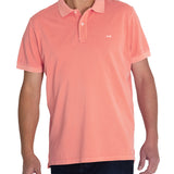 Polera Algodón Orgánico Hombre Piquepro Rosado Rockford