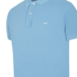 Polera Algodón Orgánico Hombre Piquepro Celeste Rockford