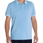 Polera Algodón Orgánico Hombre Piquepro Celeste Rockford
