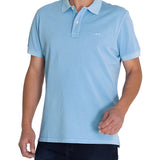 Polera Algodón Orgánico Hombre Piquepro Celeste Rockford