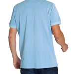 Polera Algodón Orgánico Hombre Piquepro Celeste Rockford