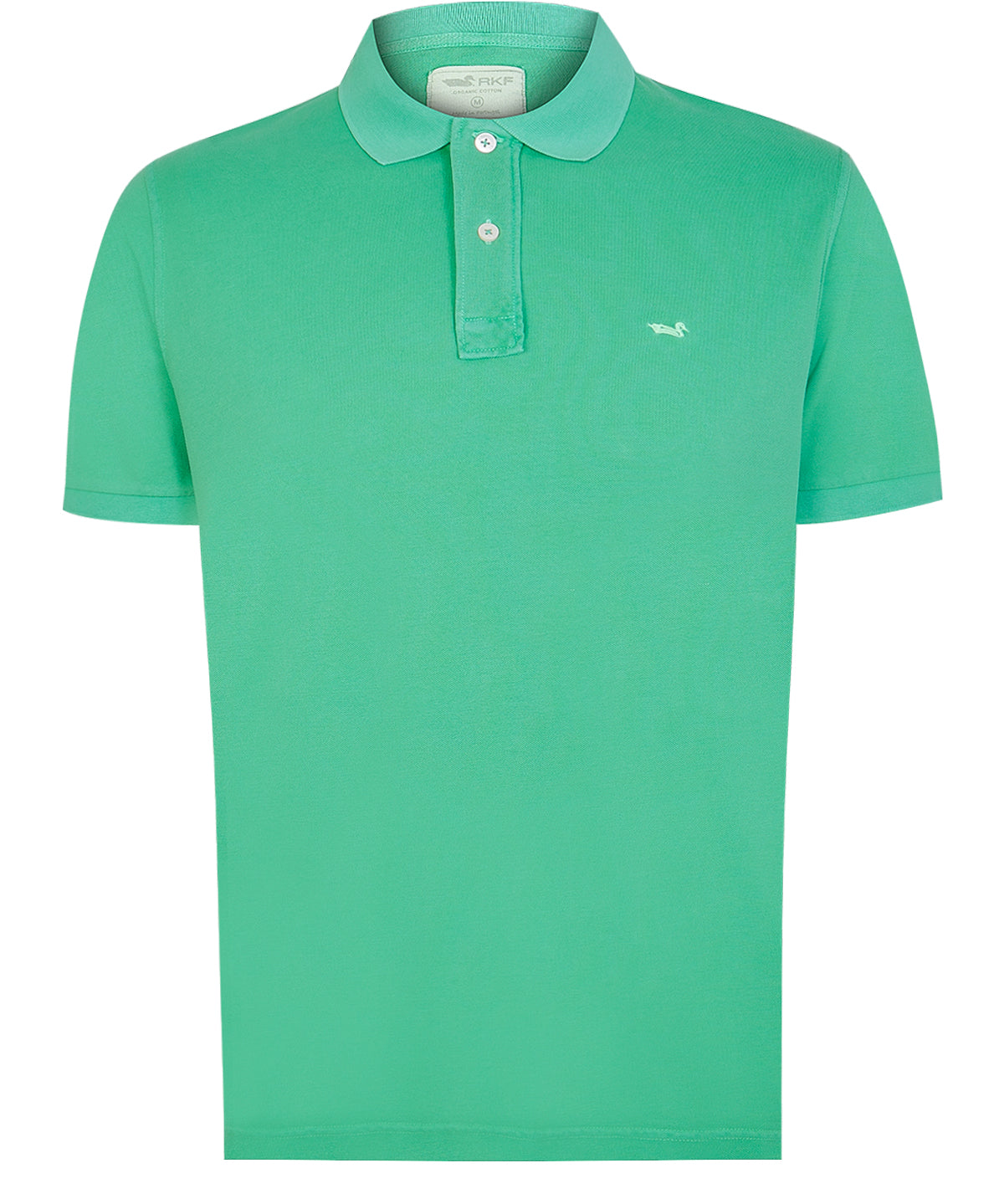 Polera Algodón Orgánico Hombre Piquepro Verde Rockford