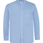 Camisa Cuello Button-Down Hombre Easyiron Azul Rockford