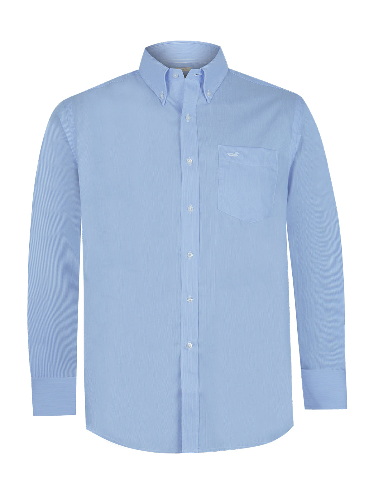 Camisa Cuello Button-Down Hombre Easyiron Azul Rockford