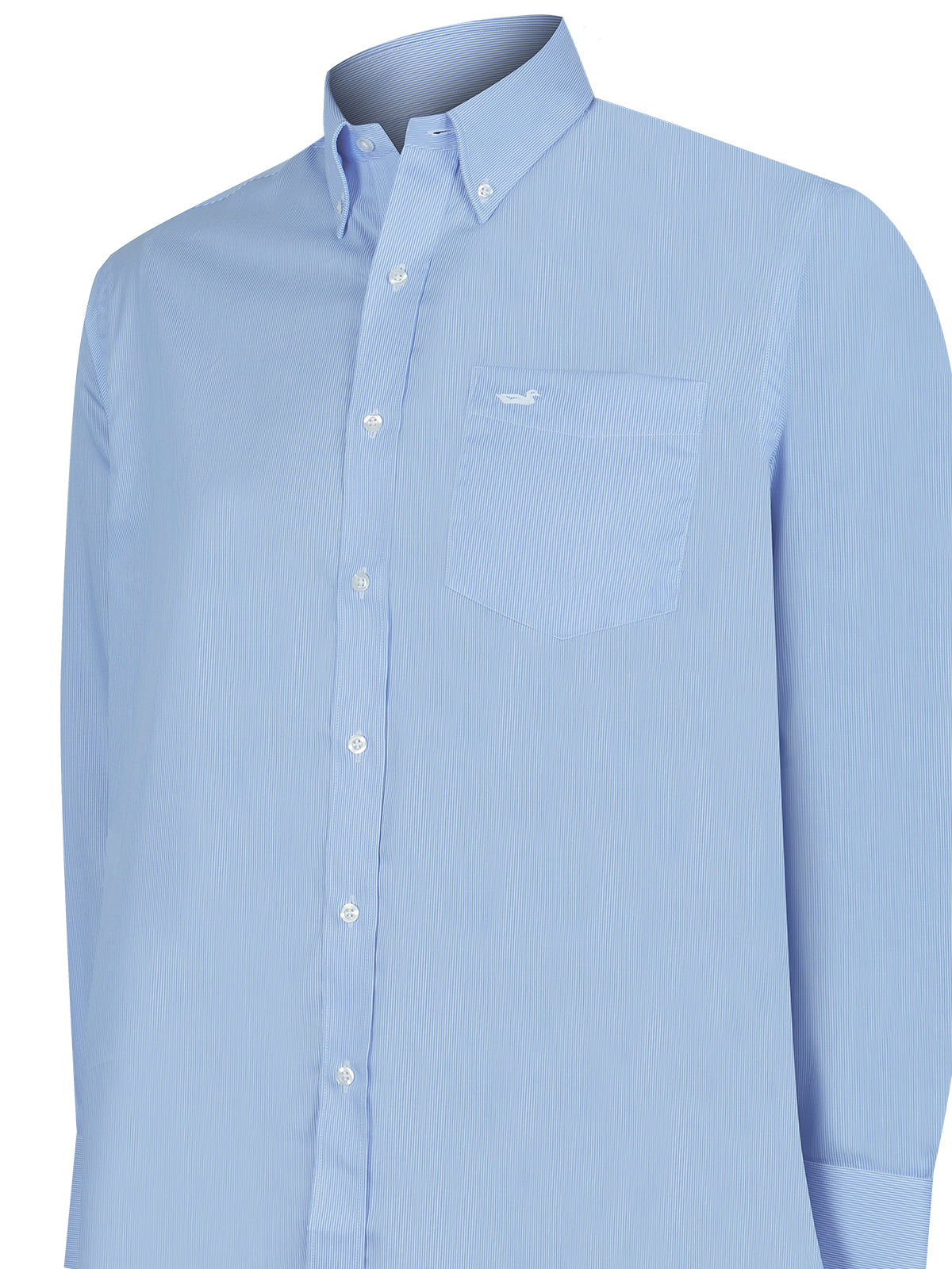Camisa Cuello Button-Down Hombre Easyiron Azul Rockford