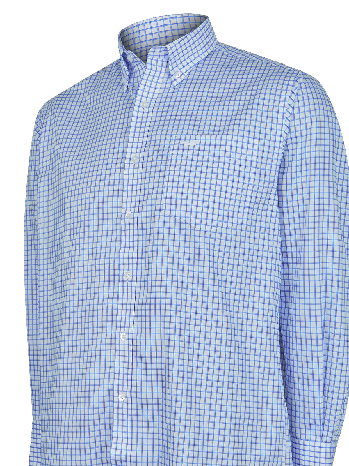 Camisa Cuello Button-Down Hombre Easyiron Azul Oscuro Rockford