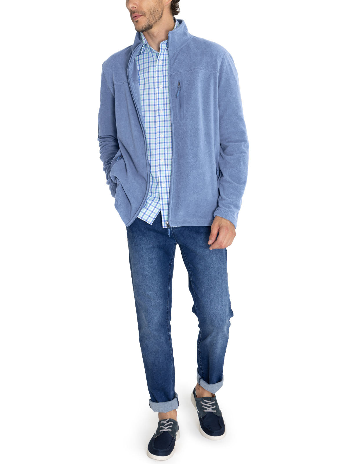 Polar Fibras Recicladas Hombre Glasgow Azul Rockford
