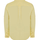 Camisa Algodón Orgánico Hombre Galiton Amarillo Rockford