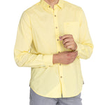 Camisa Algodón Orgánico Hombre Galiton Amarillo Rockford