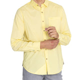 Camisa Algodón Orgánico Hombre Galiton Amarillo Rockford