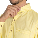 Camisa Algodón Orgánico Hombre Galiton Amarillo Rockford