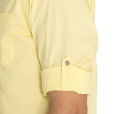 Camisa Algodón Orgánico Hombre Galiton Amarillo Rockford