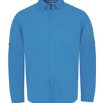 Camisa Algodón Orgánico Hombre Galiton Azulino Rockford