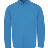 Camisa Algodón Orgánico Hombre Galiton Azulino Rockford