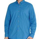 Camisa Algodón Orgánico Hombre Galiton Azulino Rockford