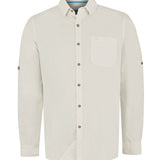 Camisa Algodón Orgánico Hombre Galiton Beige Rockford