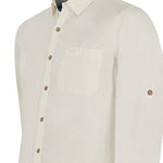 Camisa Algodón Orgánico Hombre Galiton Beige Rockford