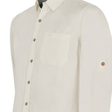 Camisa Algodón Orgánico Hombre Galiton Beige Rockford