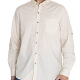Camisa Algodón Orgánico Hombre Galiton Beige Rockford