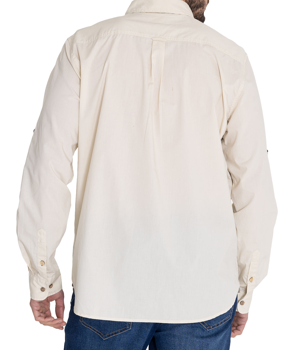 Camisa Algodón Orgánico Hombre Galiton Beige Rockford