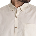 Camisa Algodón Orgánico Hombre Galiton Beige Rockford