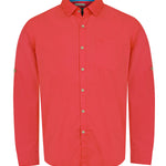 Camisa Algodón Orgánico Hombre Galiton Rojo Rockford
