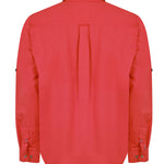 Camisa Algodón Orgánico Hombre Galiton Rojo Rockford