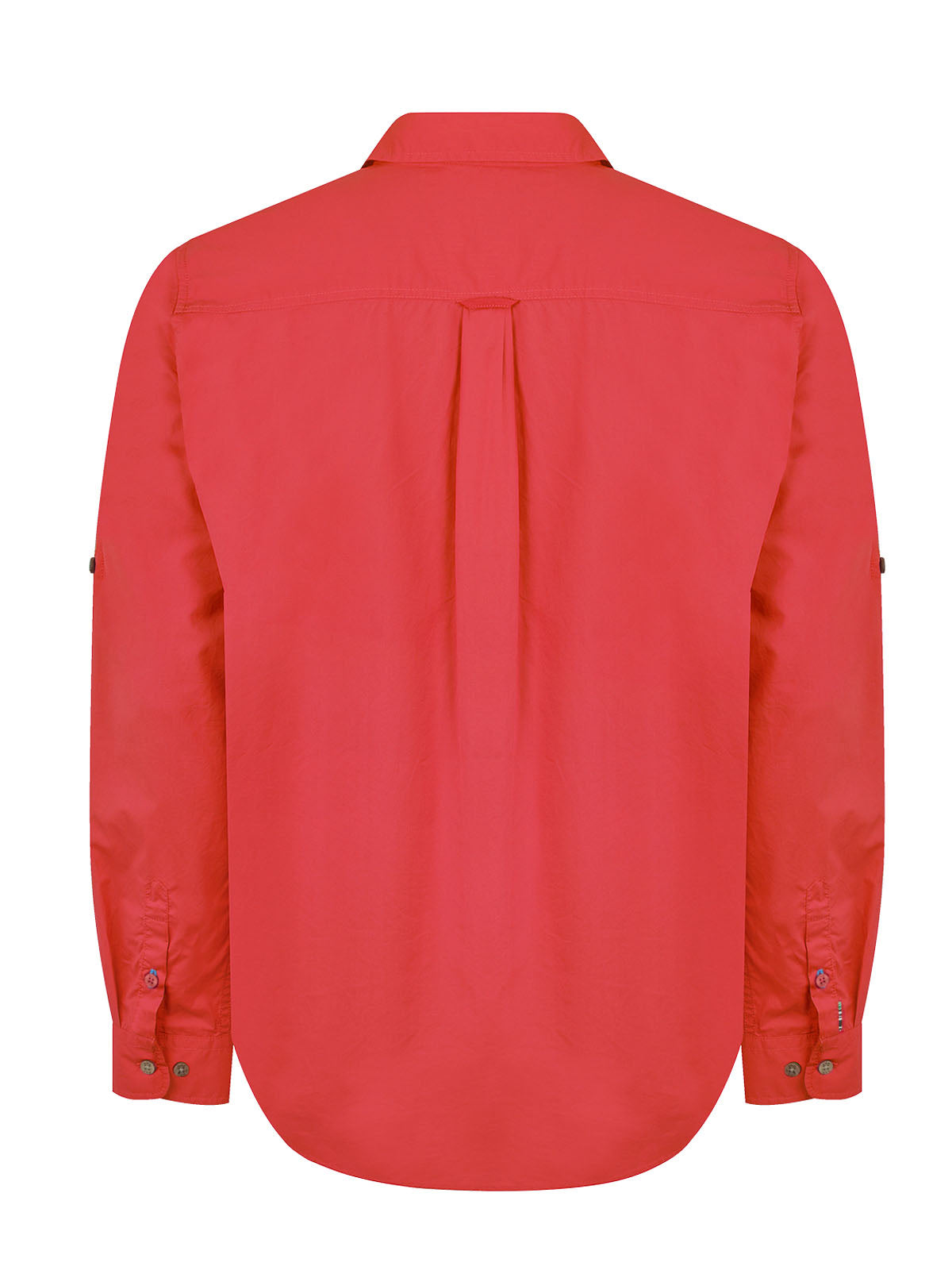 Camisa Algodón Orgánico Hombre Galiton Rojo Rockford