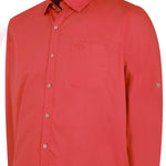 Camisa Algodón Orgánico Hombre Galiton Rojo Rockford