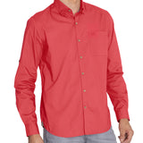 Camisa Algodón Orgánico Hombre Galiton Rojo Rockford