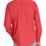 Camisa Algodón Orgánico Hombre Galiton Rojo Rockford