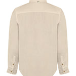 Camisa Lino Orgánico Hombre Linenmao Beige Rockford