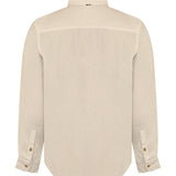 Camisa Lino Orgánico Hombre Linenmao Beige Rockford