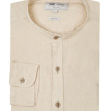 Camisa Lino Orgánico Hombre Linenmao Beige Rockford