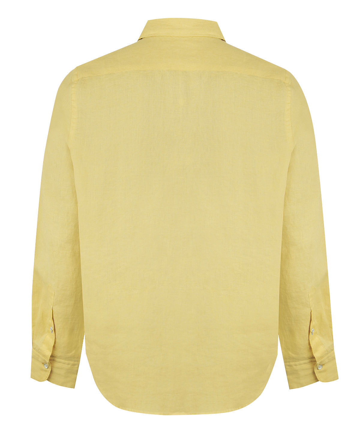 Camisa Lino Orgánico Hombre Linensol Amarillo Rockford