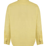 Camisa Lino Orgánico Hombre Linensol Amarillo Rockford